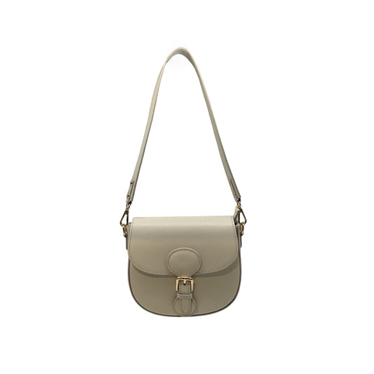 SAC BANDOULIERE CUIR SESAME LEONINE
