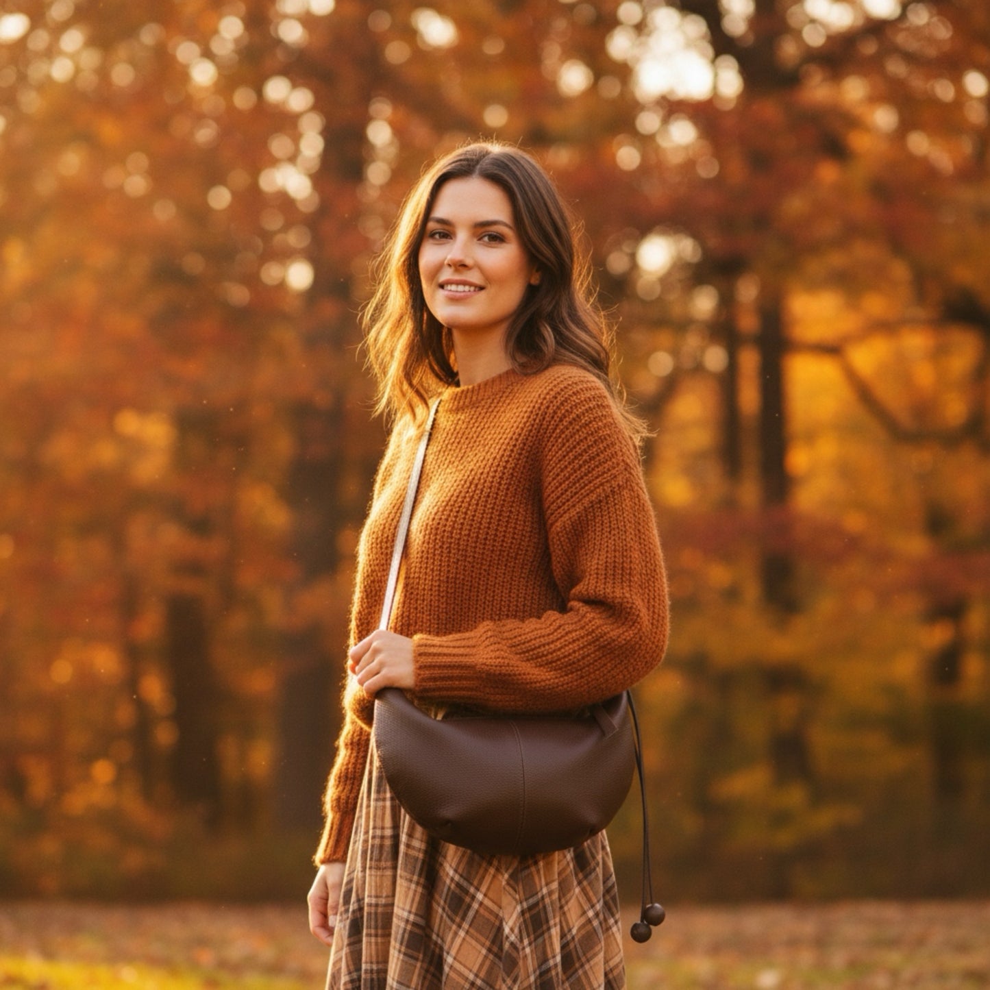 SAC EPAULE CUIR VACHETTE SOUPLE CLEA