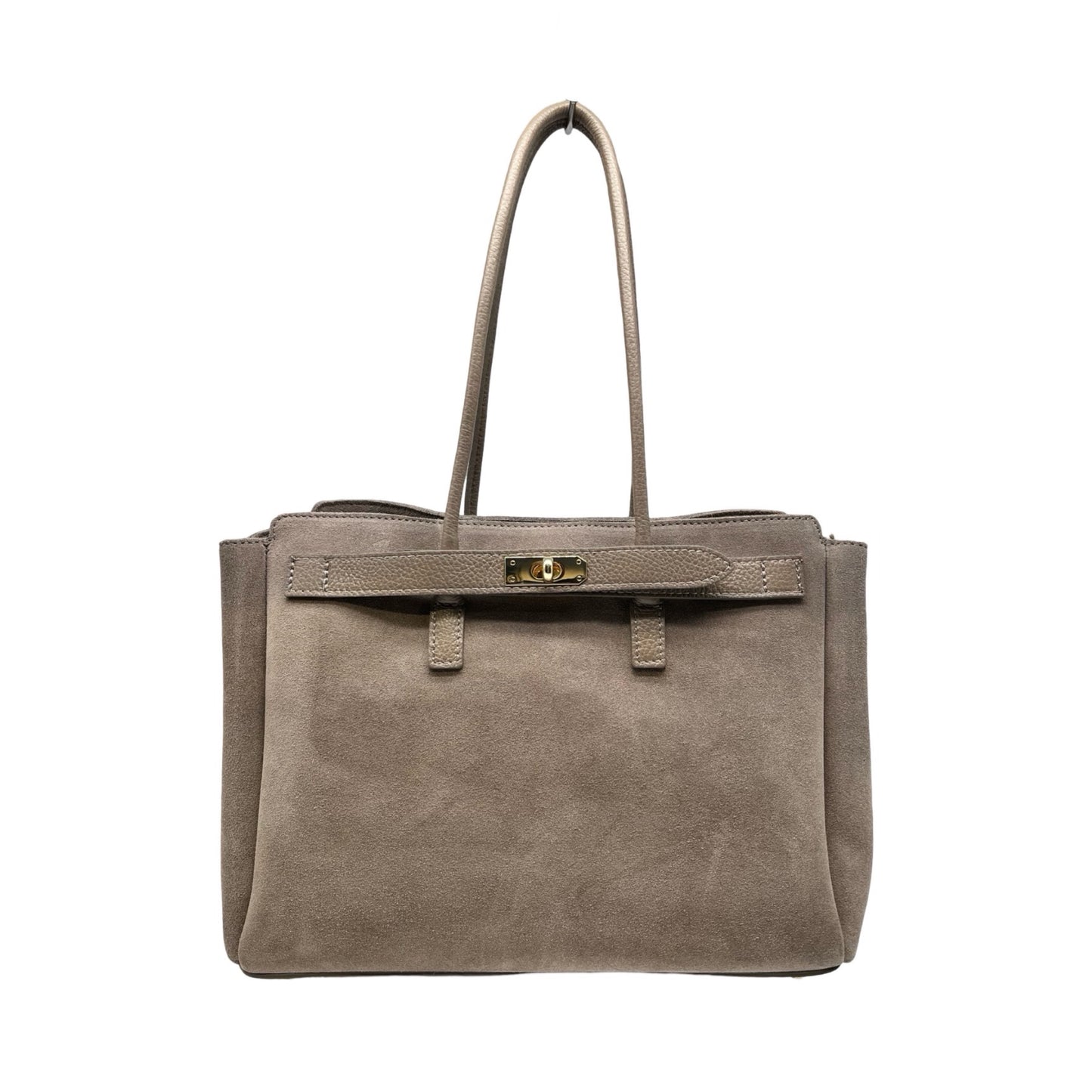 SAC ÉPAULE CUIR SUÈDE BABOUNE