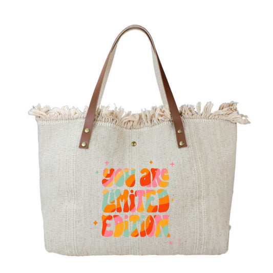 SAC COTTON GARNI CUIR YOU ARE LIMITED EDITION