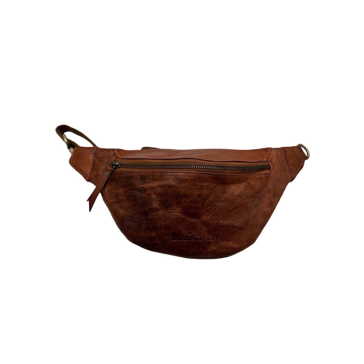 SAC BANANE CUIR 35CM BASILE