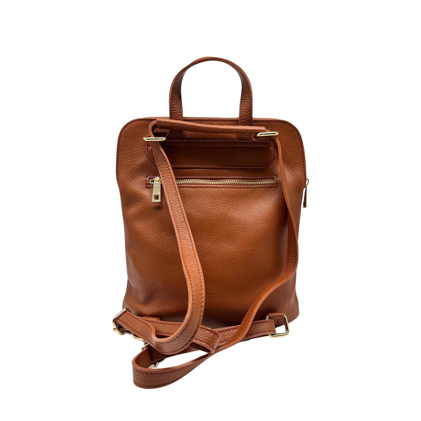CRISTINA KAMEL-RUCKSACK AUS genarbtem Leder