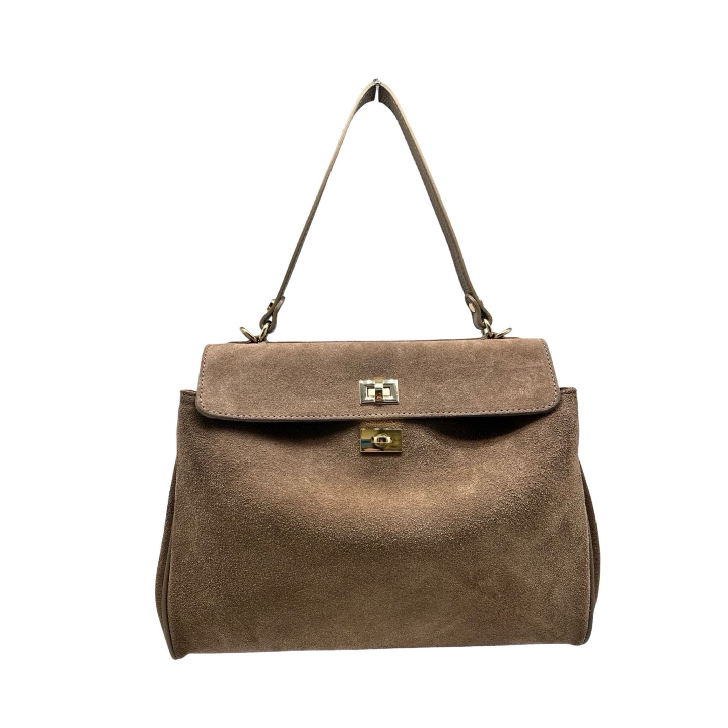 SAC MAIN CUIR SUEDE BERNARD