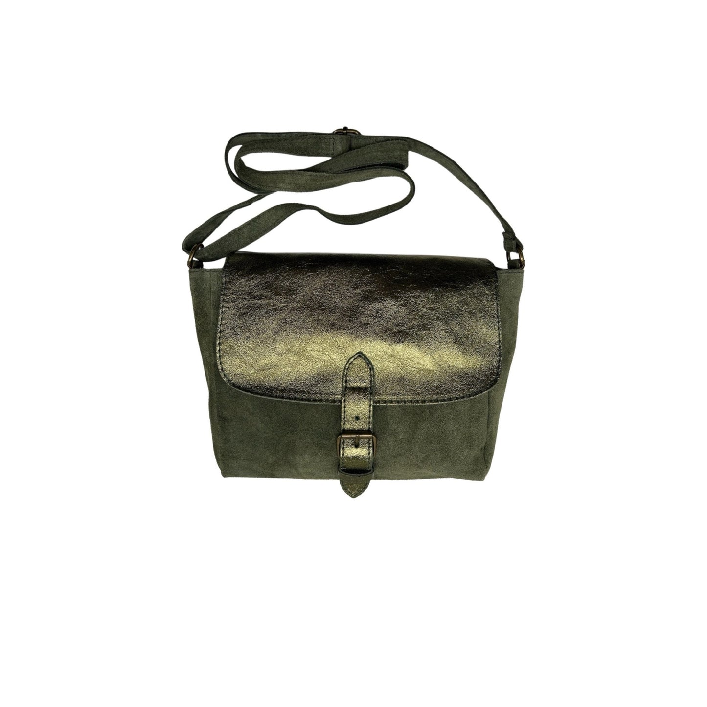 CLOTILDE UMHÄNGETASCHE AUS WILDLEDER