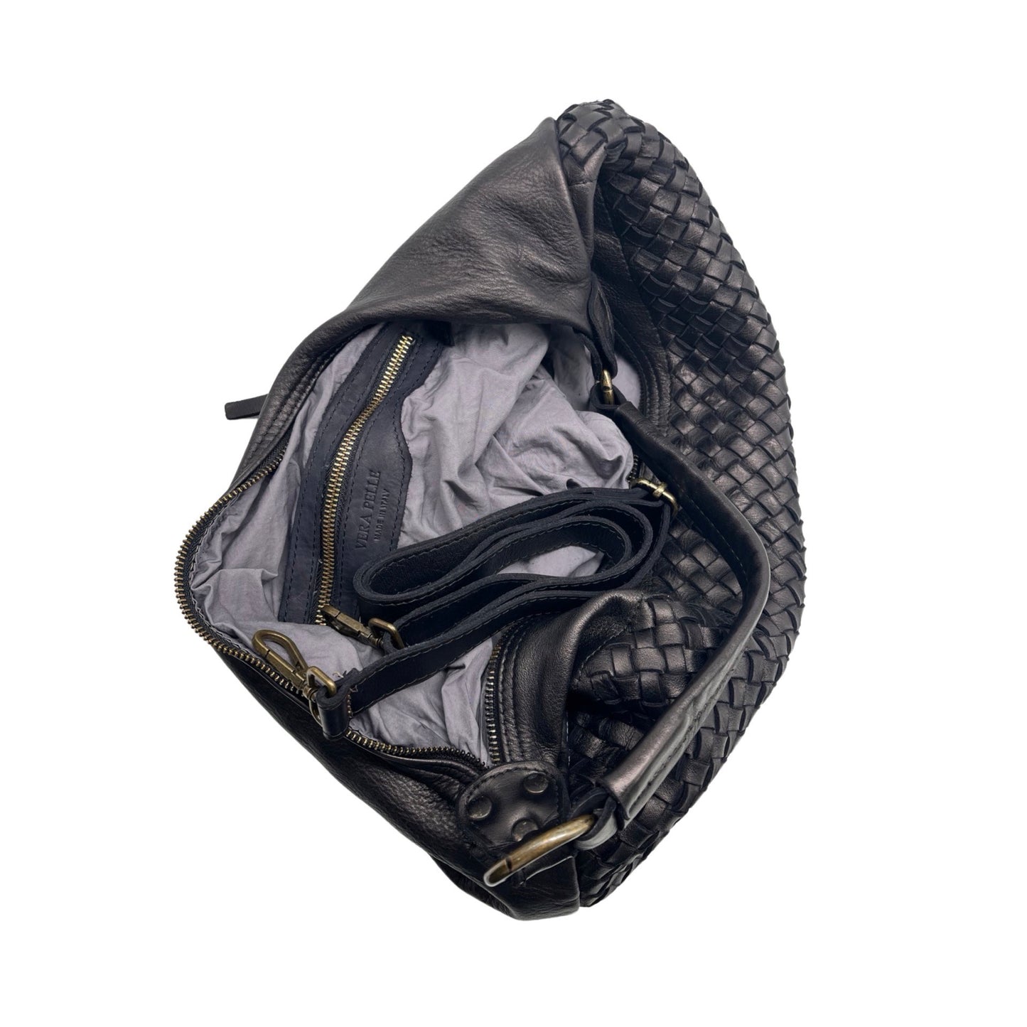 SAC EPAULE CUIR WASHED LISON