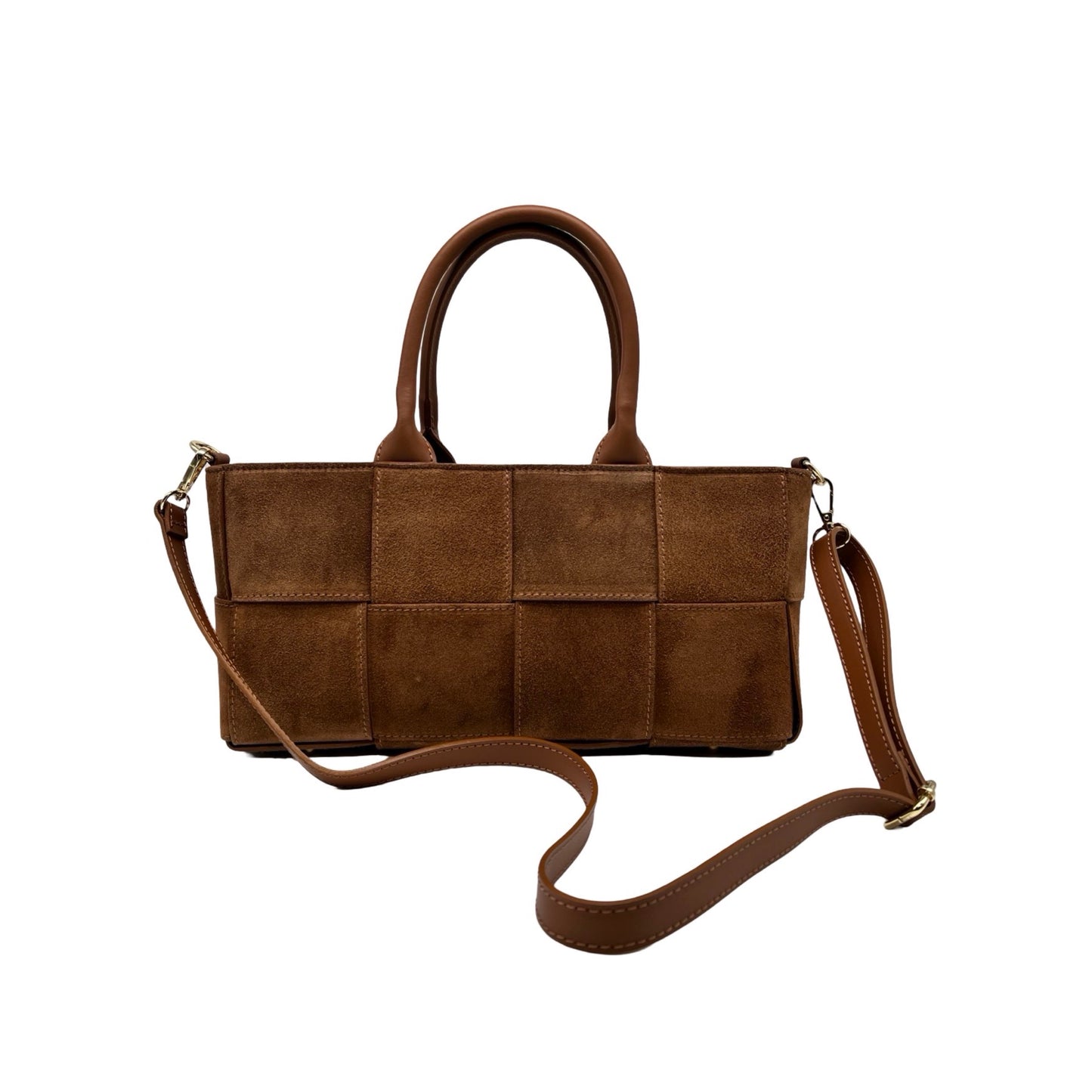 SAC MAIN CUIR SUEDE RECTA