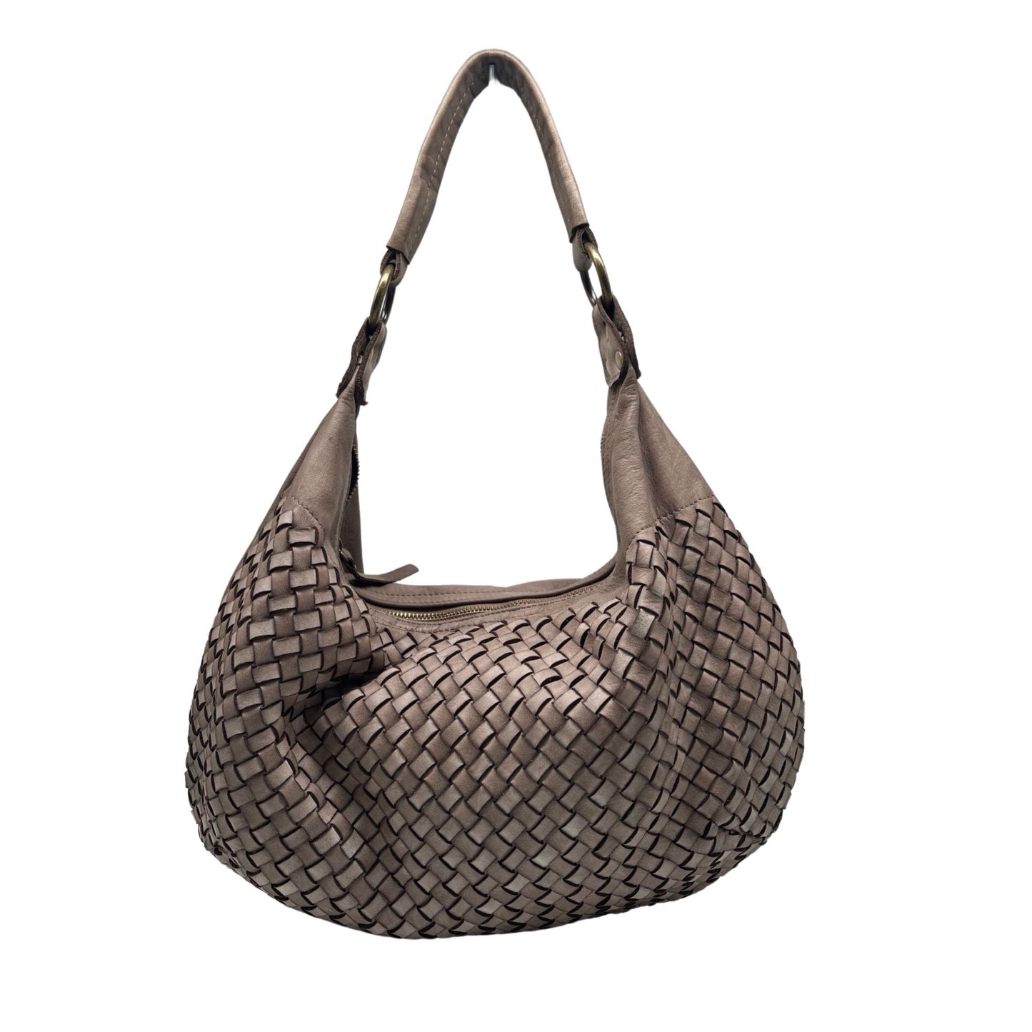 SAC EPAULE CUIR WASHED LISON