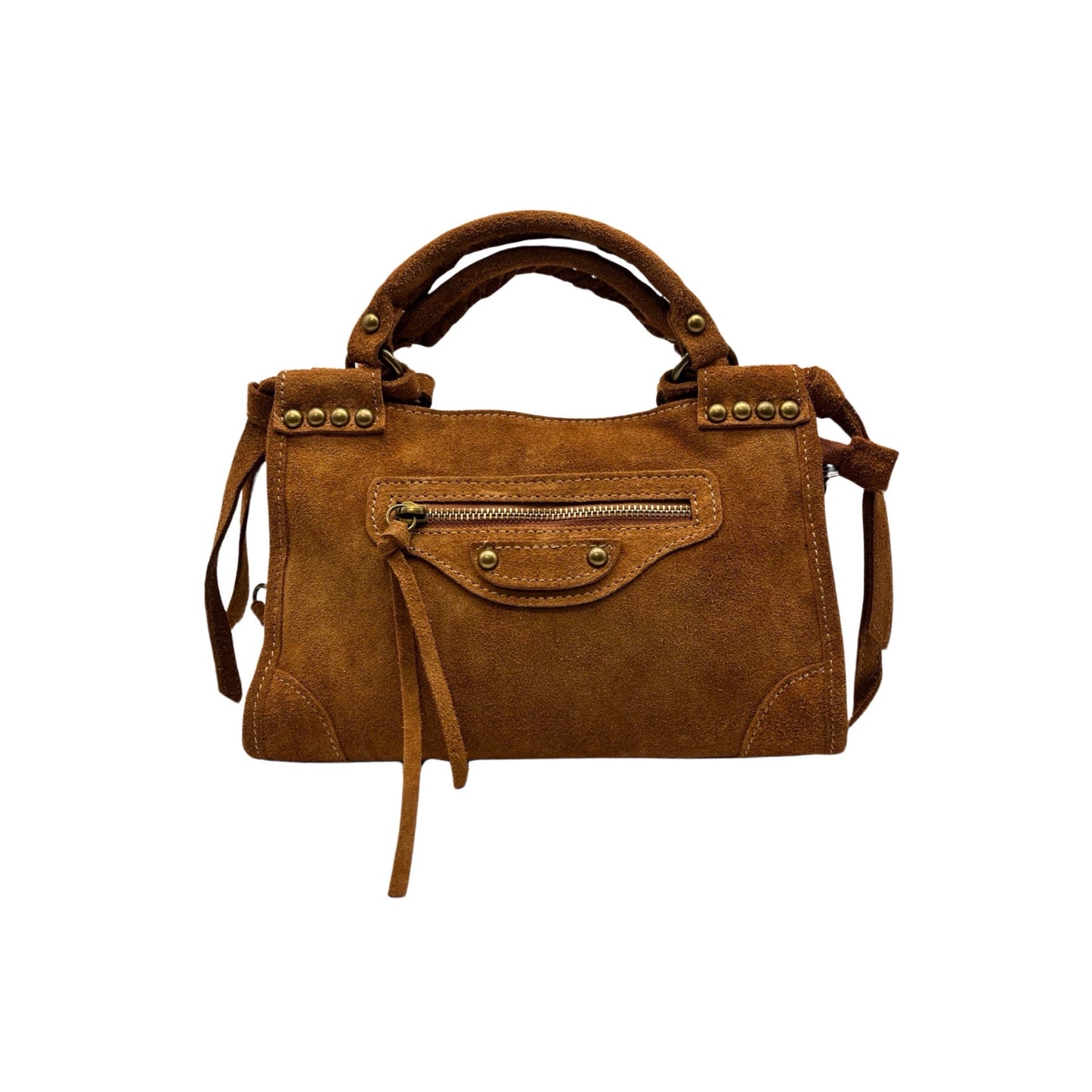 SAC A MAIN CUIR DAIM OLAYA