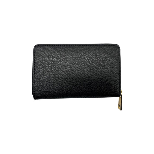 BRIEFTASCHE LUCIA AUS genarbtem Leder SCHWARZ