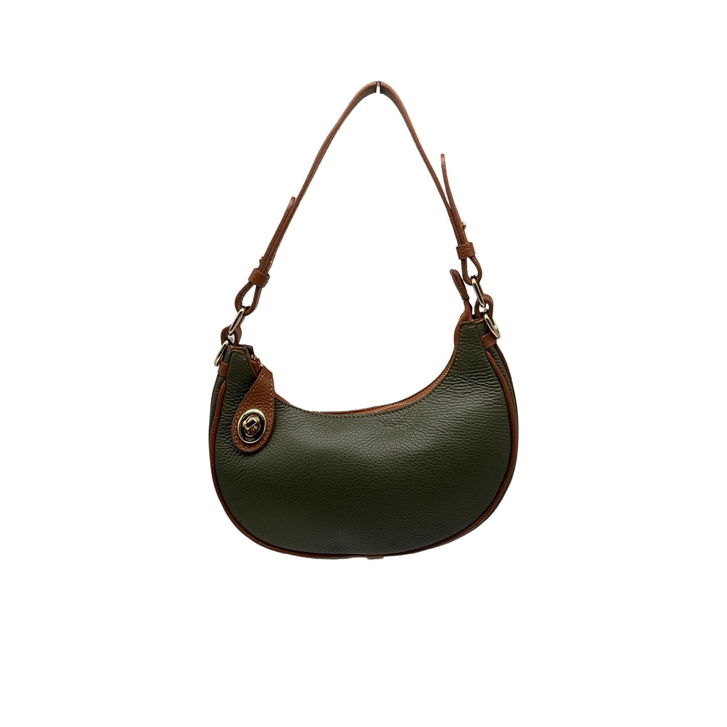 SAC DEMILUNE CUIR GRAINE JOEL