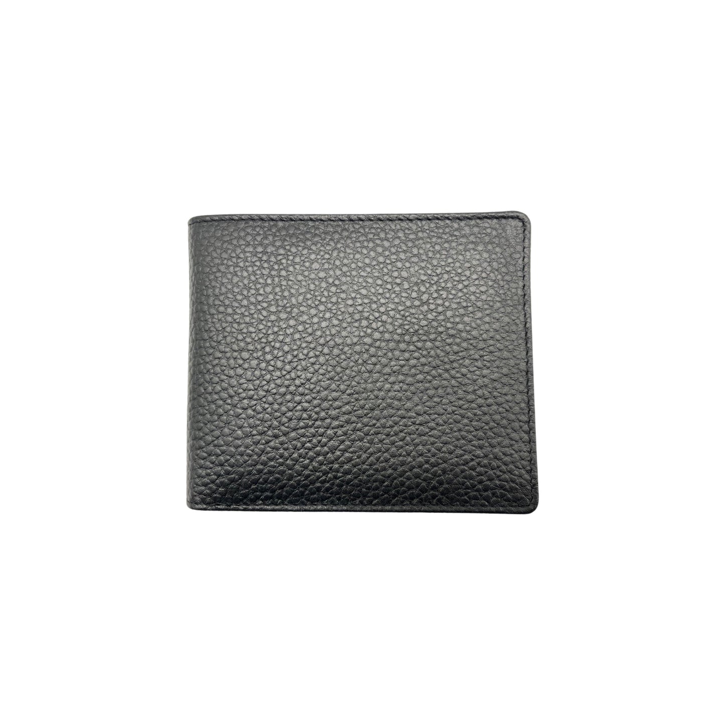 PORTE FEUILLE CUIR GRAINE TOM NOIR