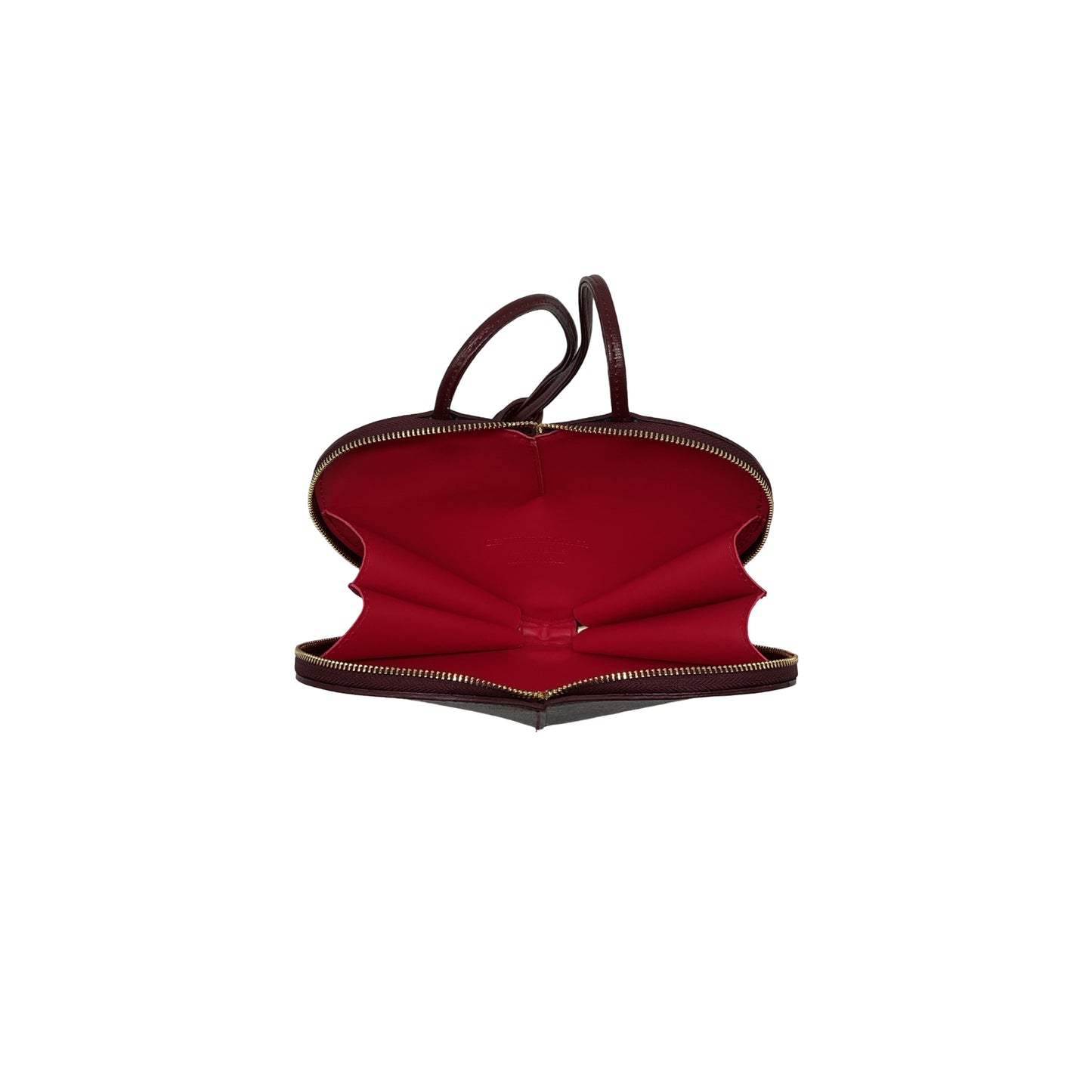 POCHETTE COEUR CUIR LISE