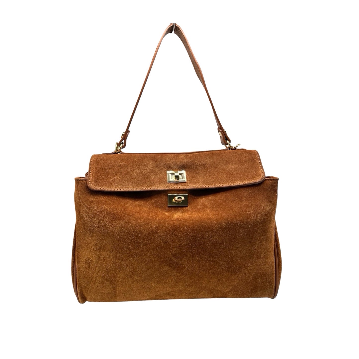 SAC MAIN CUIR SUEDE BERNARD