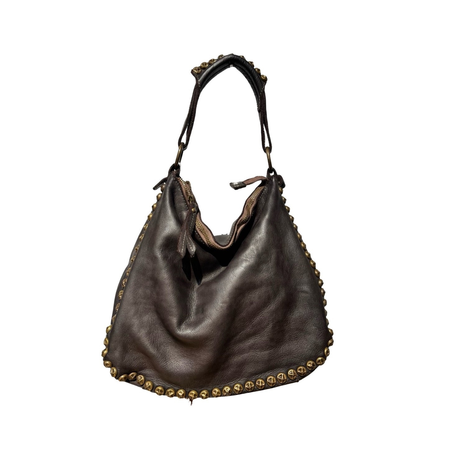 SAC EPAULE CUIR WASHED PATRICIA