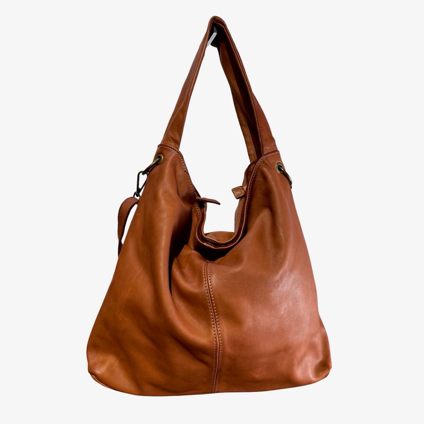 SAC EPAULE CUIR WASHED MERCEDES