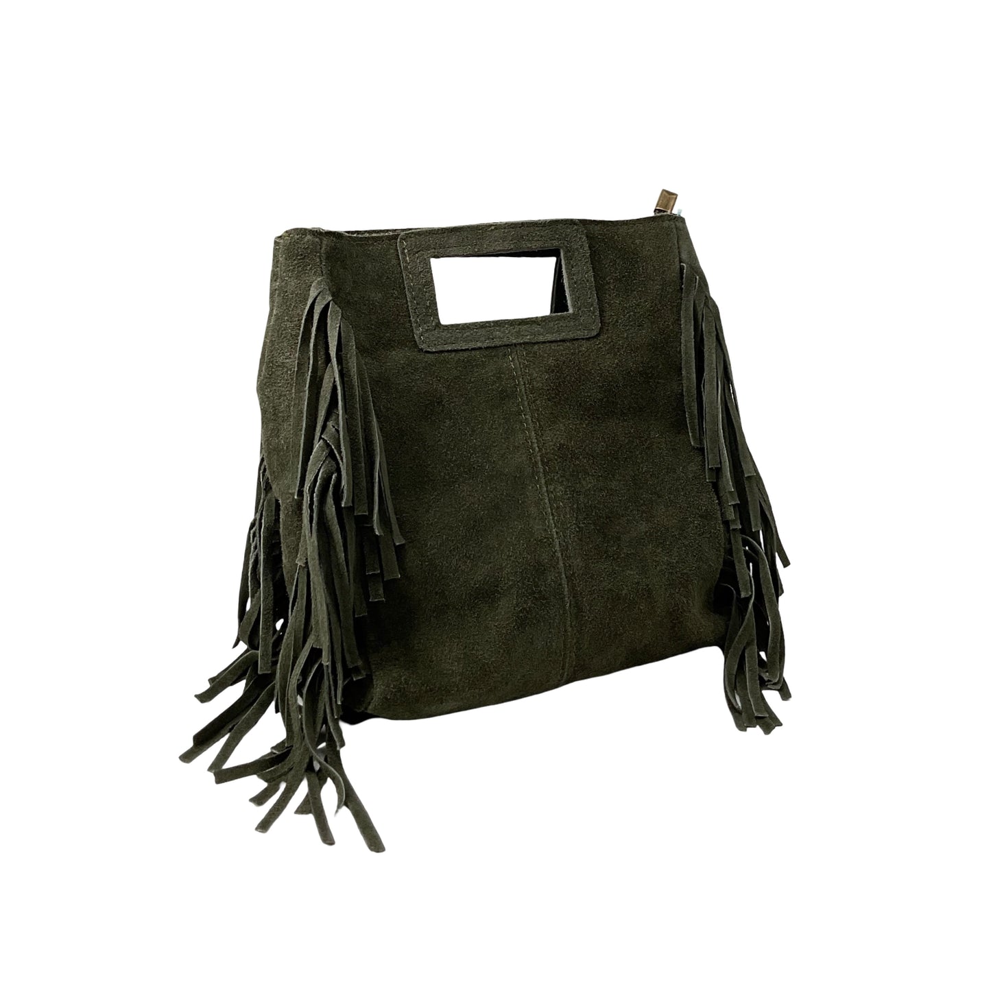 HANDTASCHE MARION AUS BEIGEM WILDLEDER