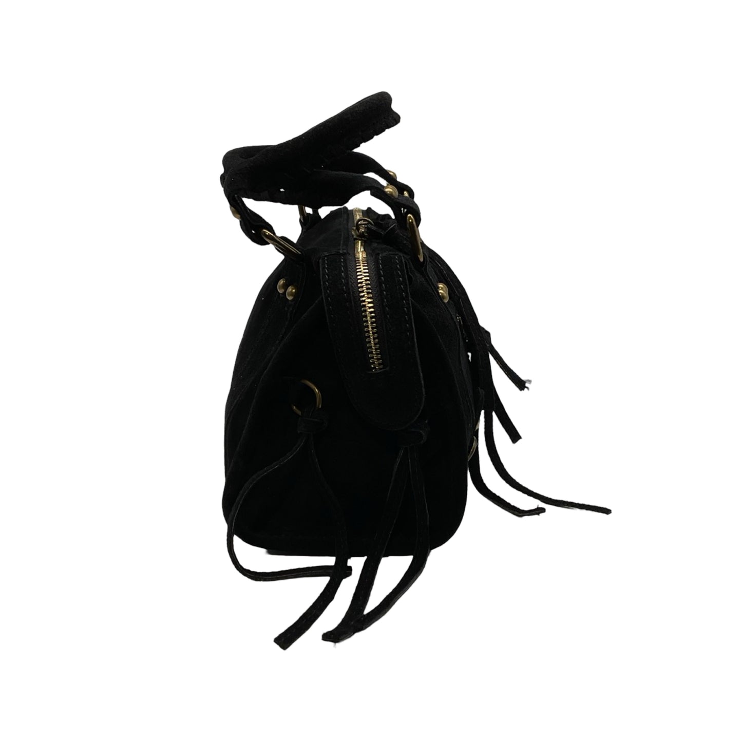 SAC CUIR SUEDE CAPUCINE  SMALL