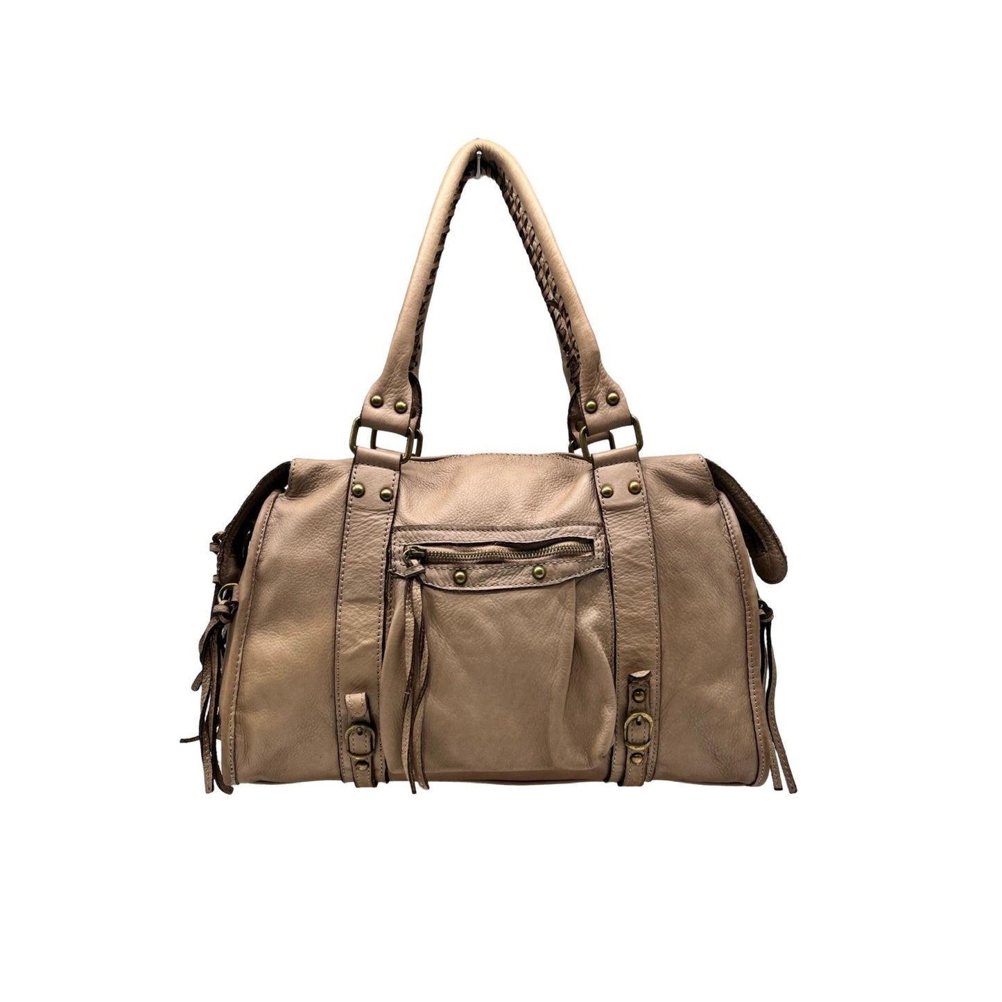 SAC CUIR VINTAGE CAPUCINE LARGE