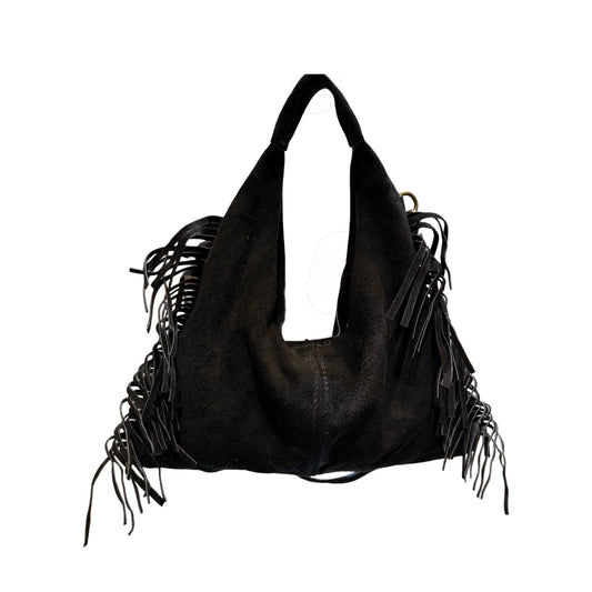 SAC BANDOULIER CUIR SUEDE MARCO FRANGE