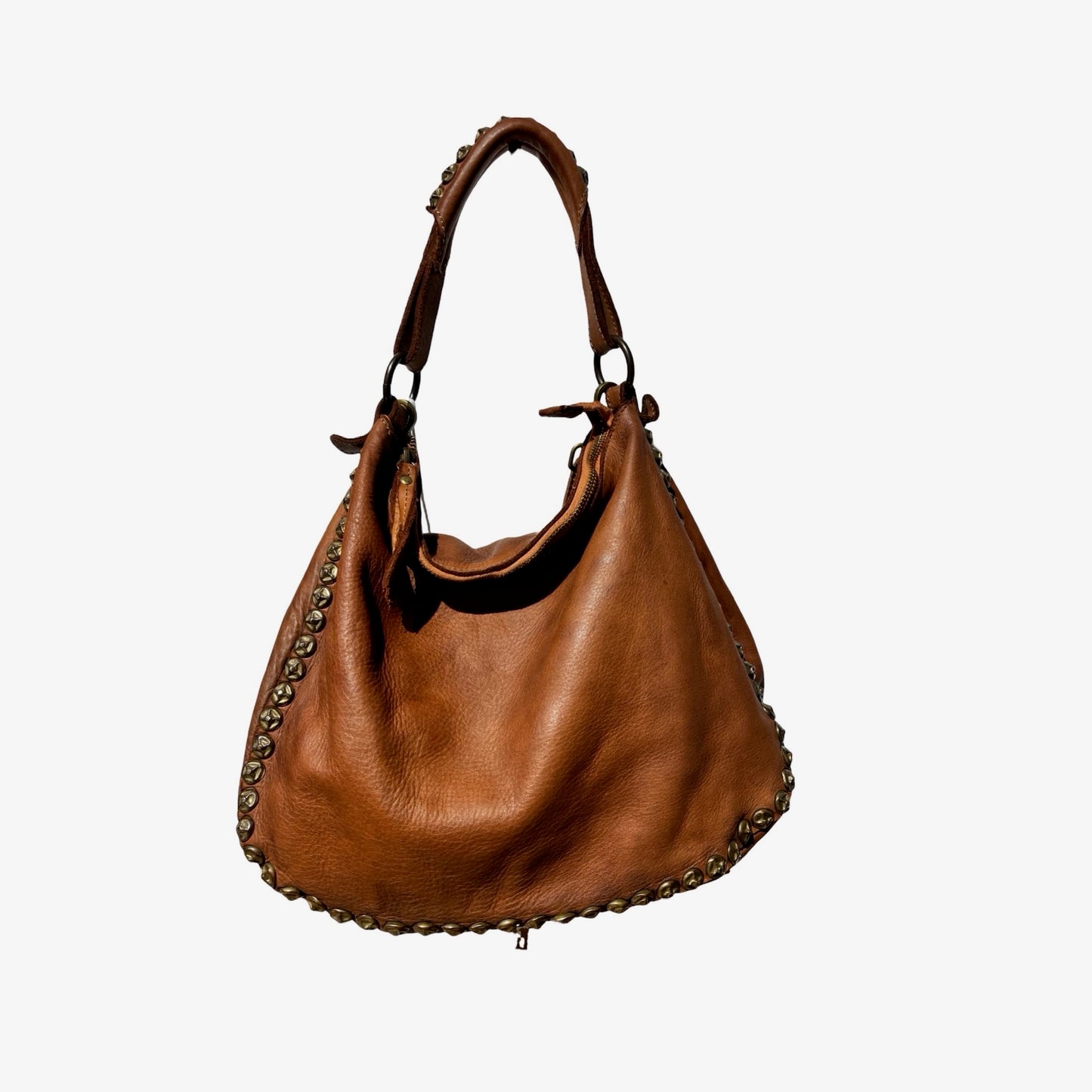 SAC EPAULE CUIR WASHED PATRICIA