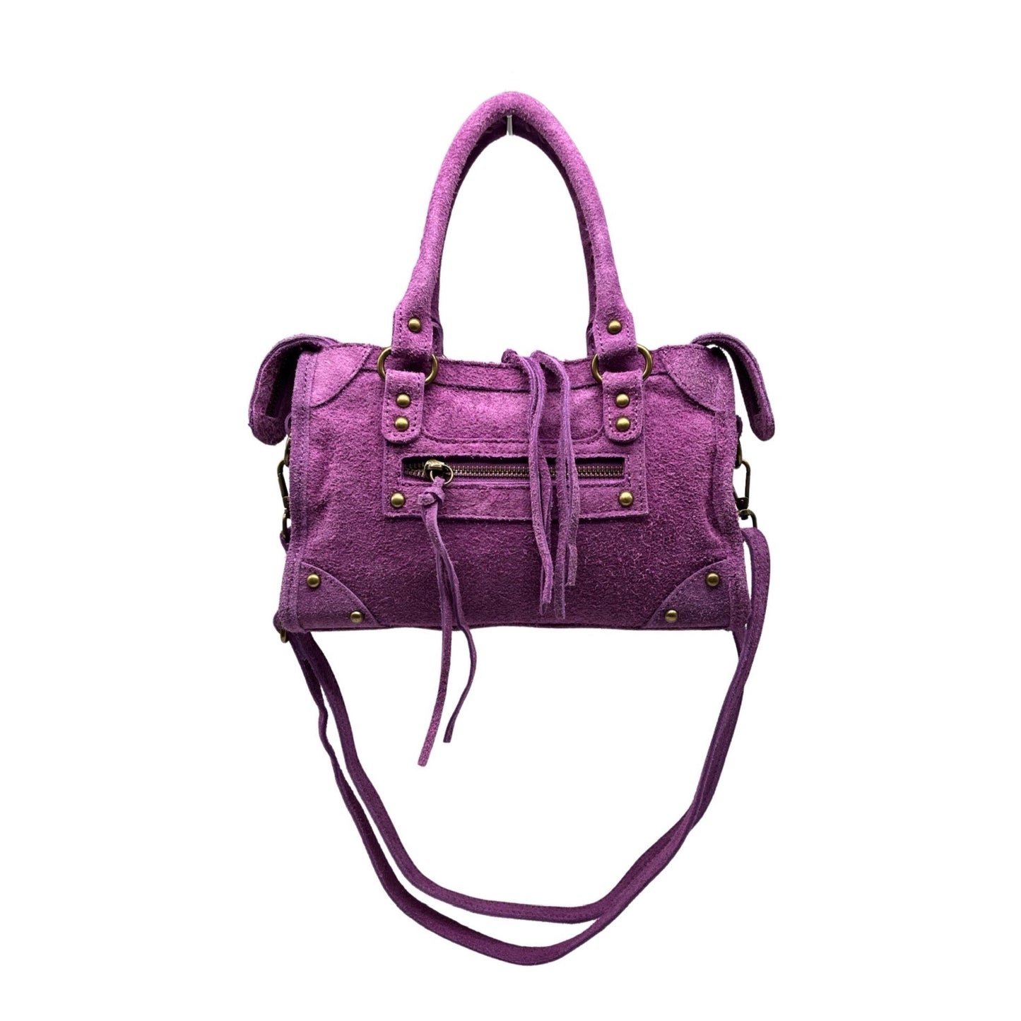 SAC A MAIN CUIR SUEDE JUDITH MINI