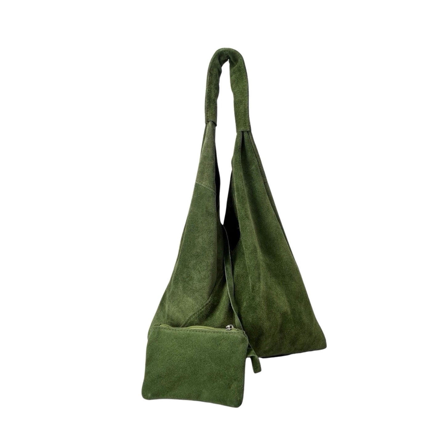 SAC CUIR SUEDE NOMADE M