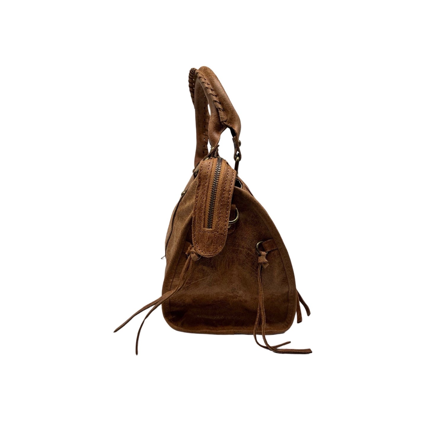 SAC A MAIN CUIR MATE CAPUCINE MEDIUM