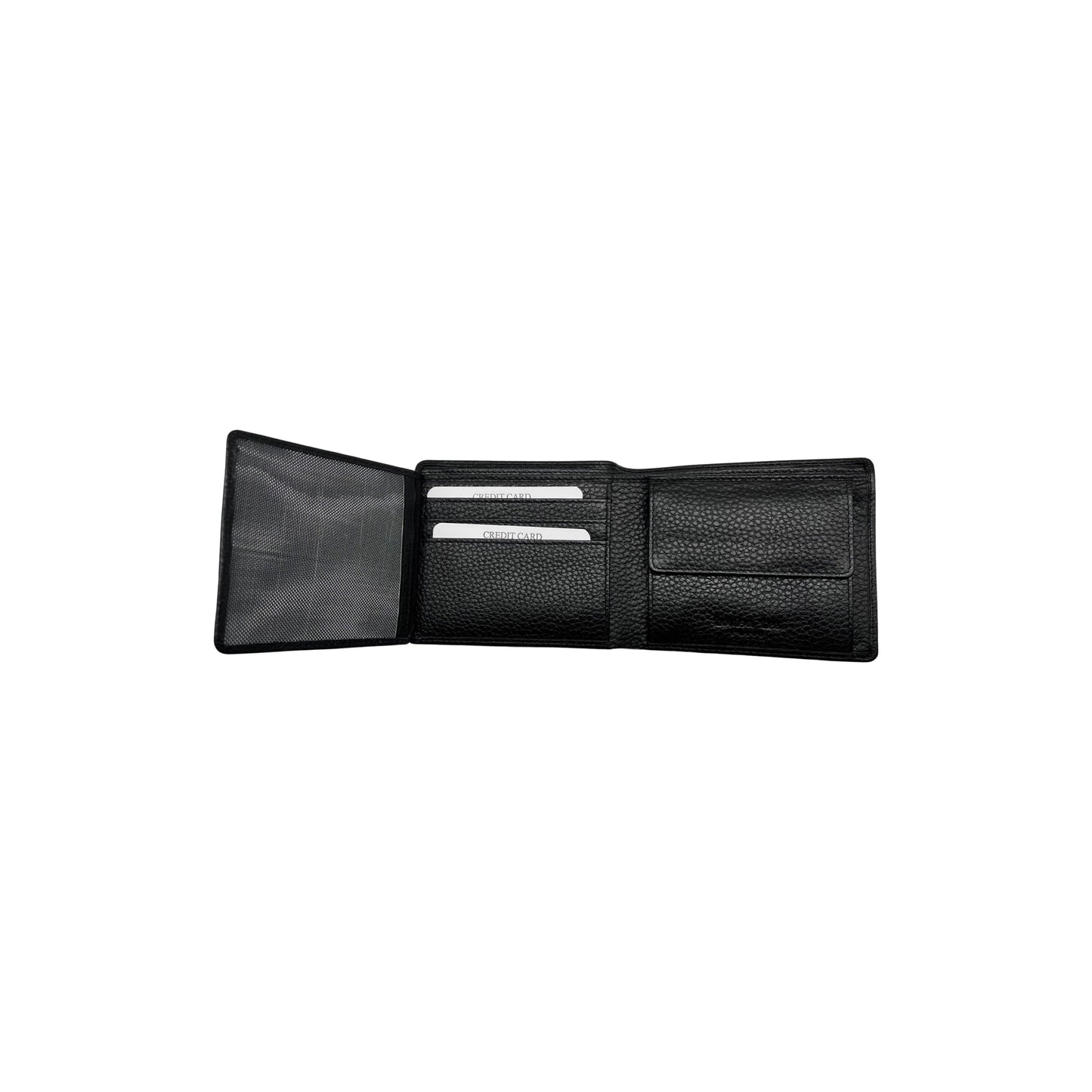 PORTE FEUILLE CUIR GRAINE NATHAN NOIR