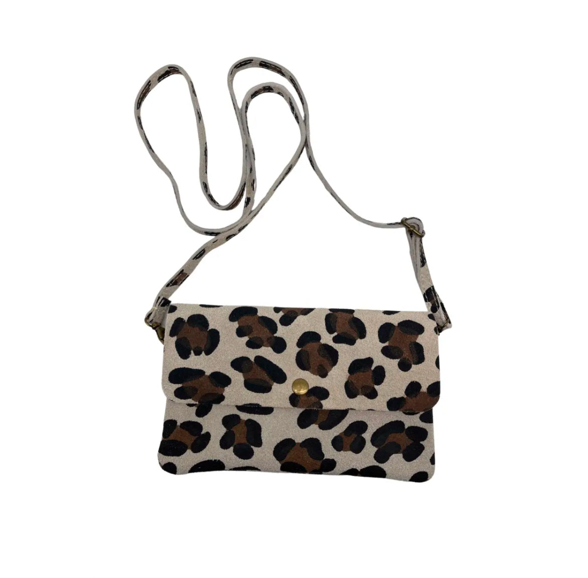 POCHETTE BANDOULIERE CUIR  PTLEOPARD