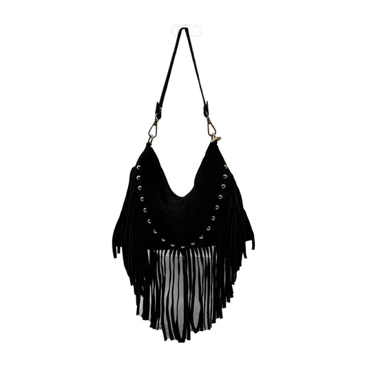 Sac bandoulière cuir suède réal