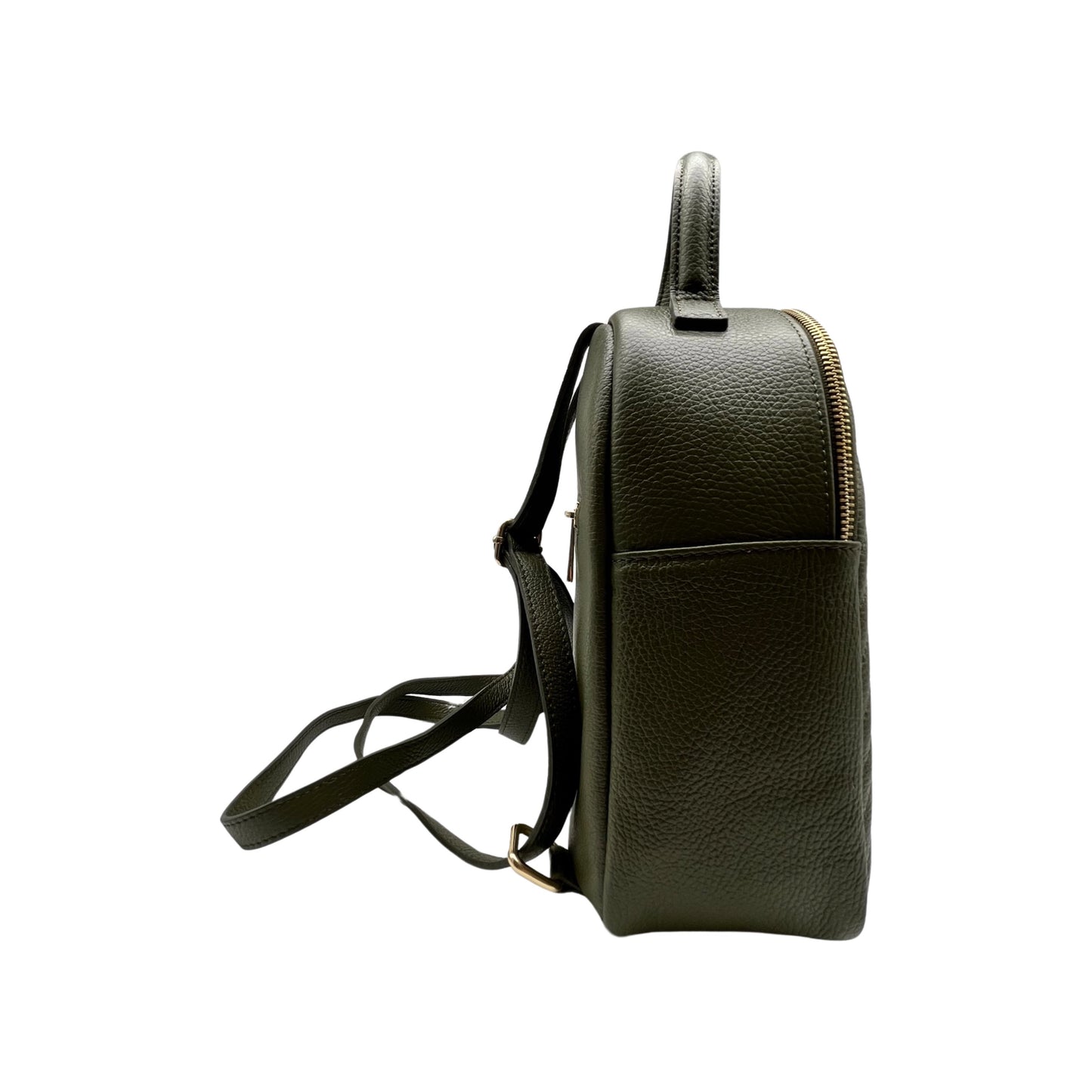 SCHWARZER VALERIE-RUCKSACK AUS genarbtem Leder