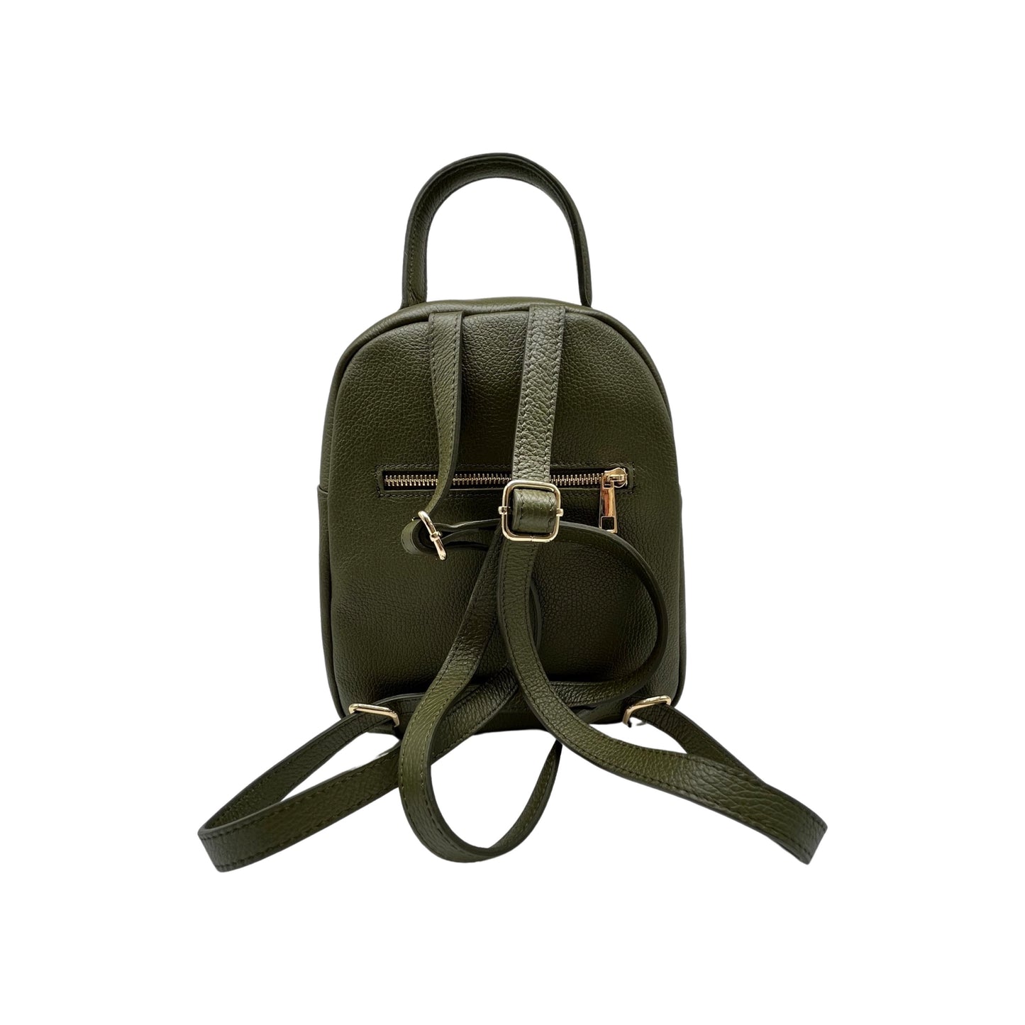 SCHWARZER VALERIE-RUCKSACK AUS genarbtem Leder