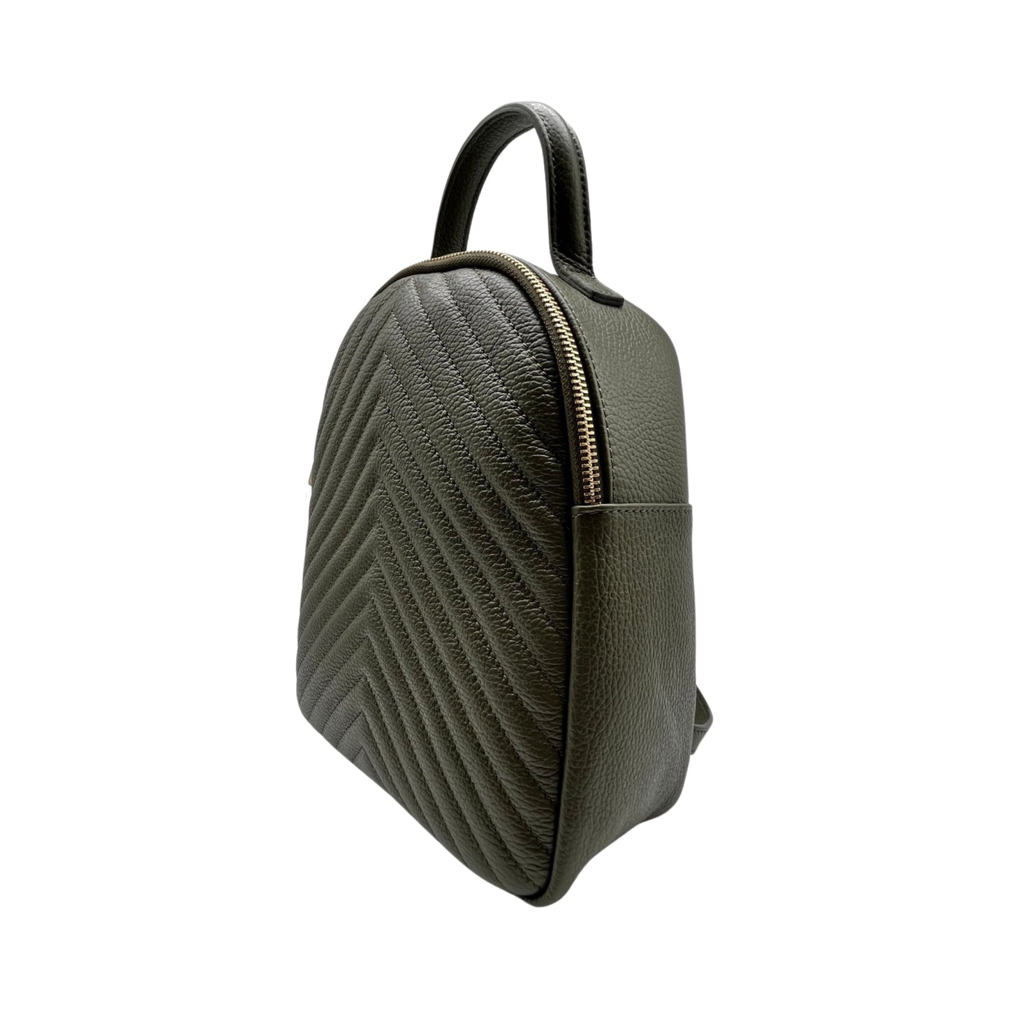 SCHWARZER VALERIE-RUCKSACK AUS genarbtem Leder