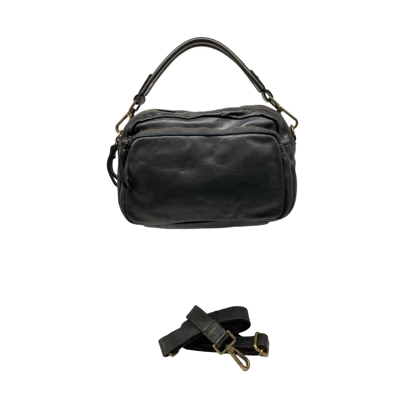 SAC BANDOULIERE CUIR DE VACHETTE ZOE