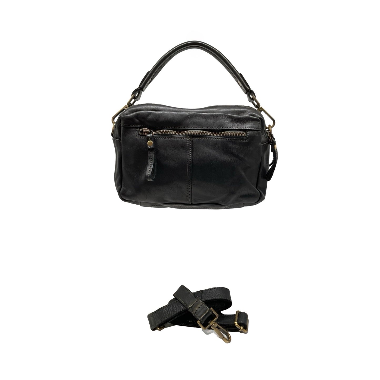 SAC BANDOULIERE CUIR DE VACHETTE ZOE