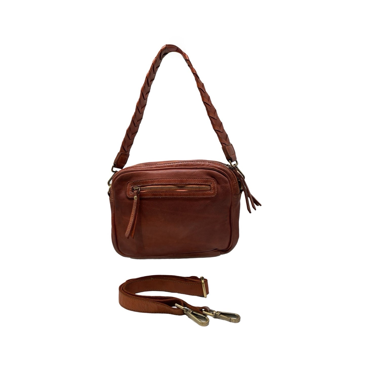 SAC BANDOULIERE CUIR DE VACHETTE VLADIMIR