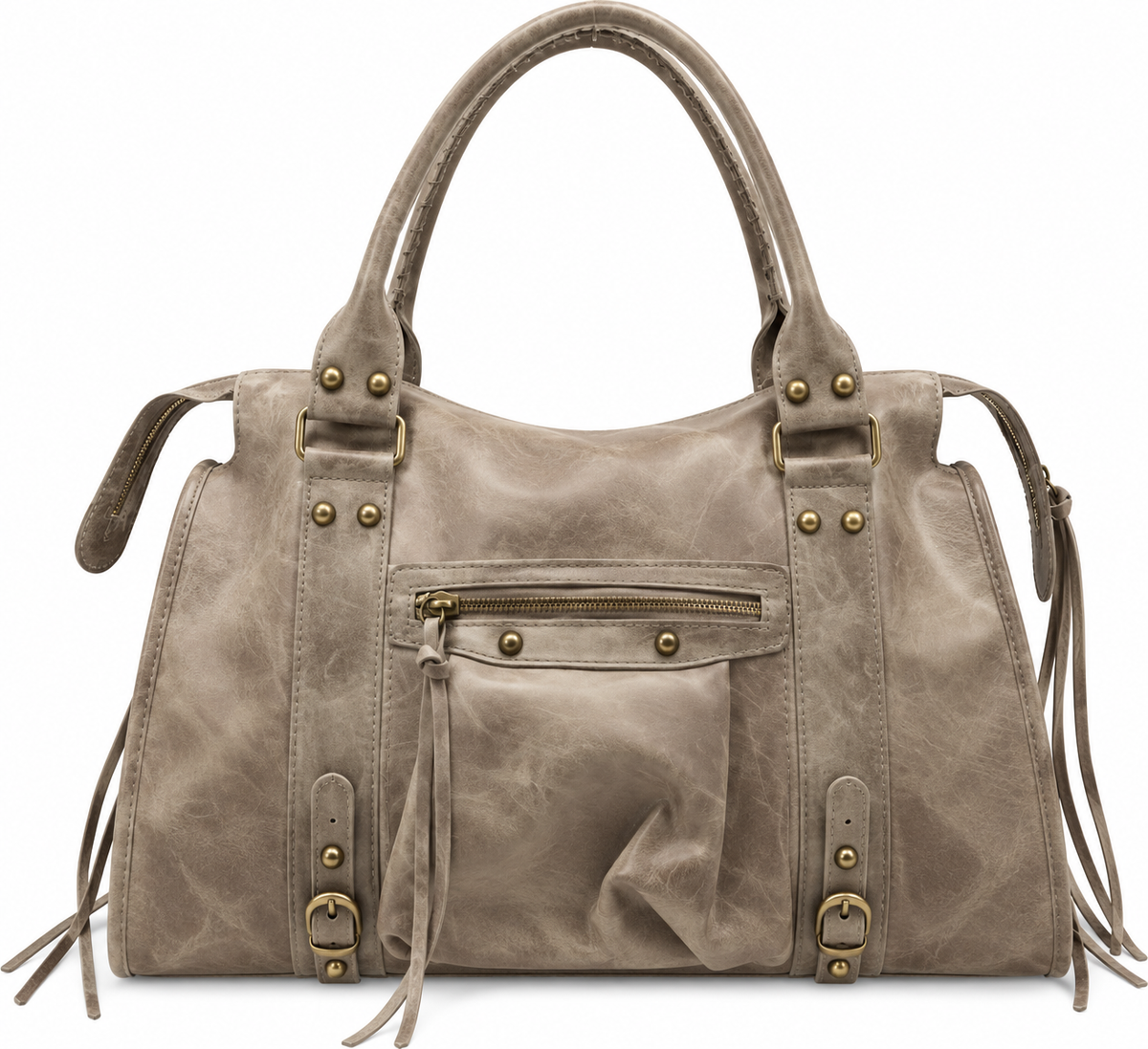 SAC CUIR MATE CAPUCINE L