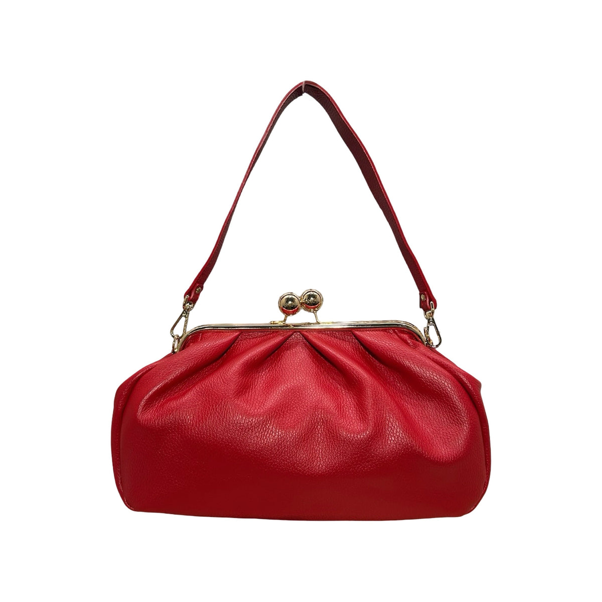 Sac bourse en cuir fermoir clic-clac Meloro M