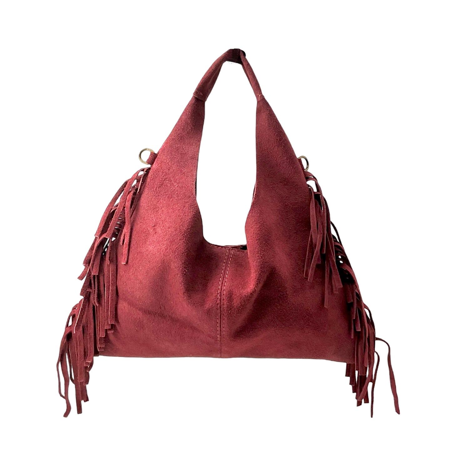 SAC BANDOULIER CUIR SUEDE MARCO FRANGE