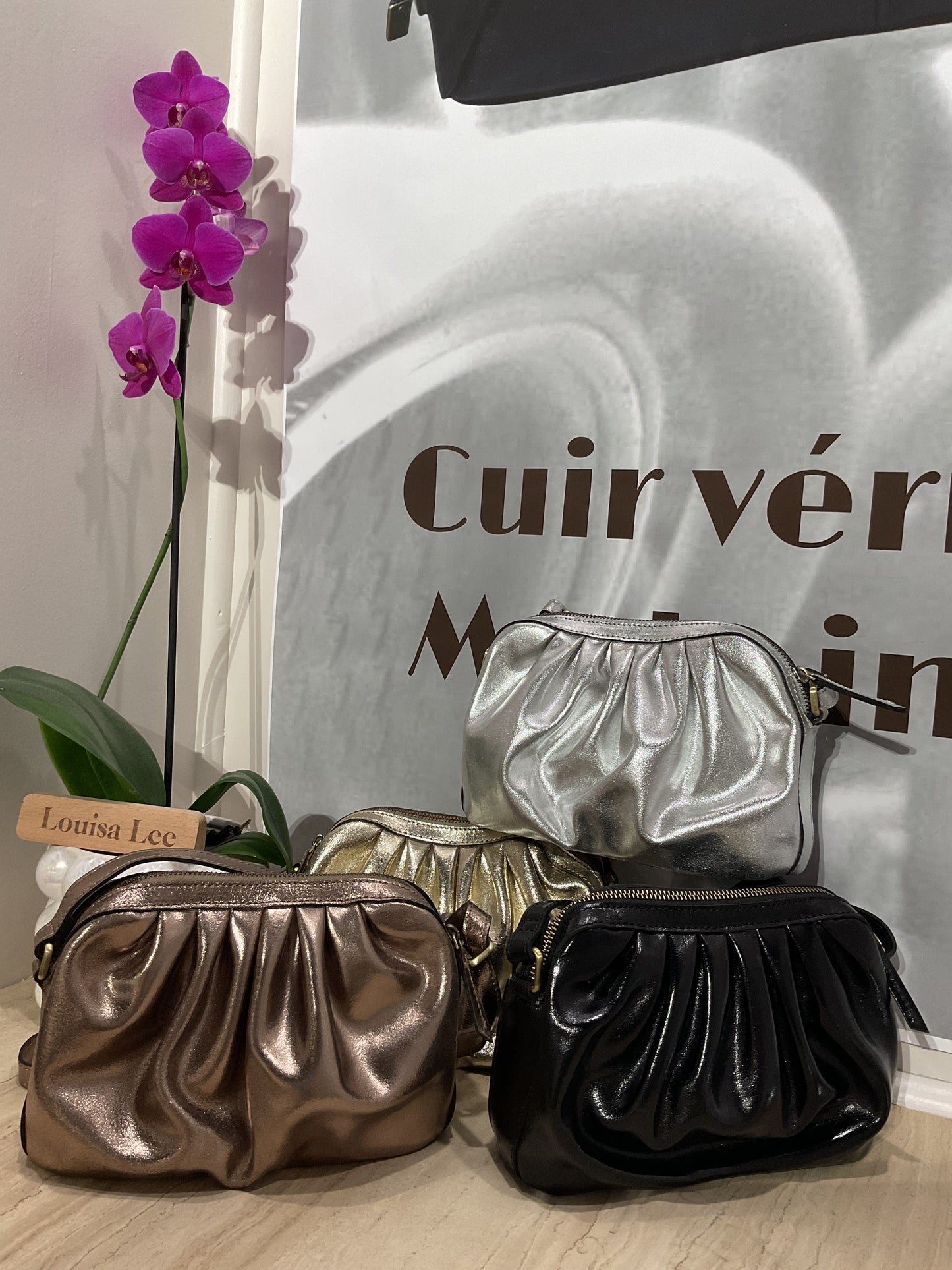 Sac Cuir Métallique Paris