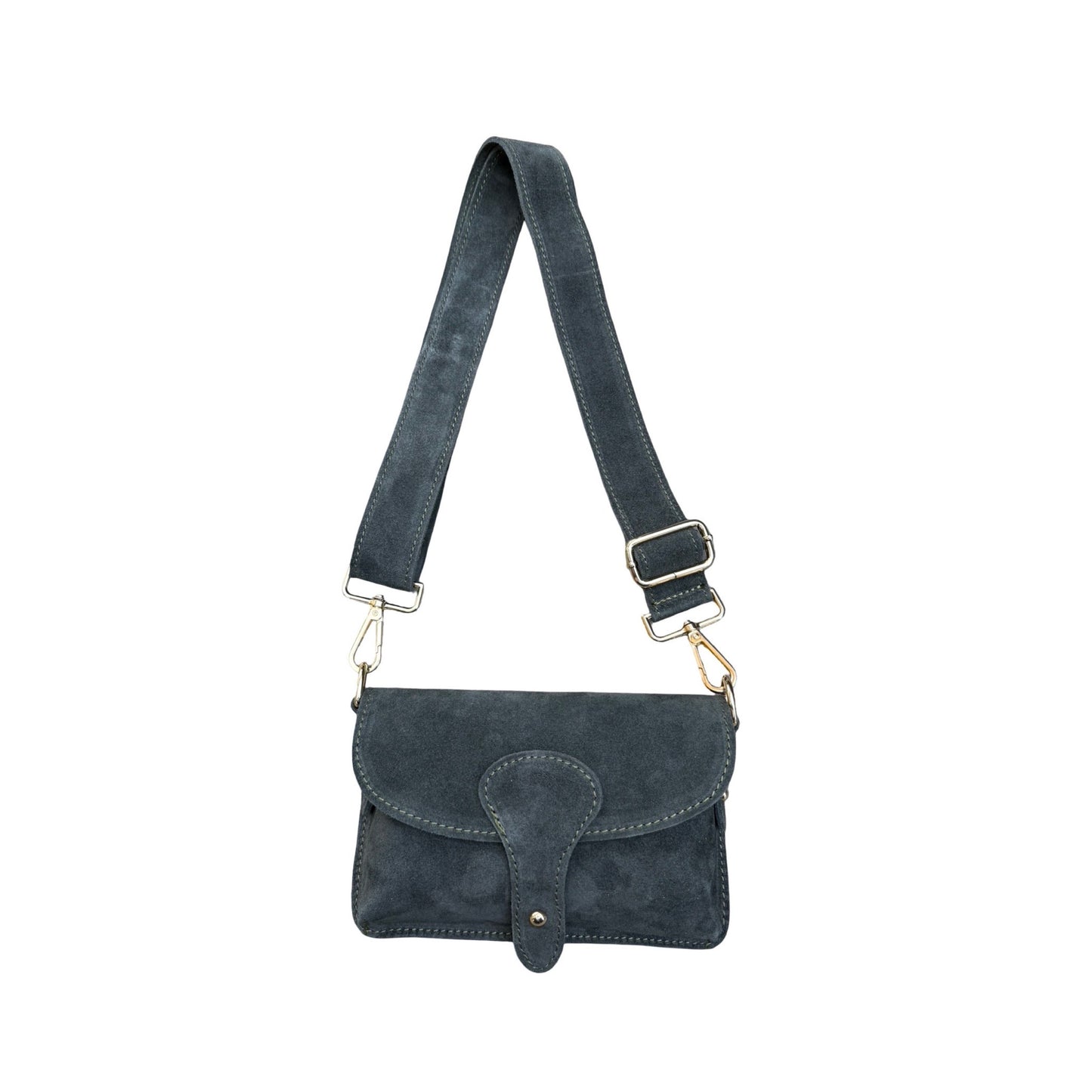 SAC BANDOULIERE CUIR SUEDE LOU