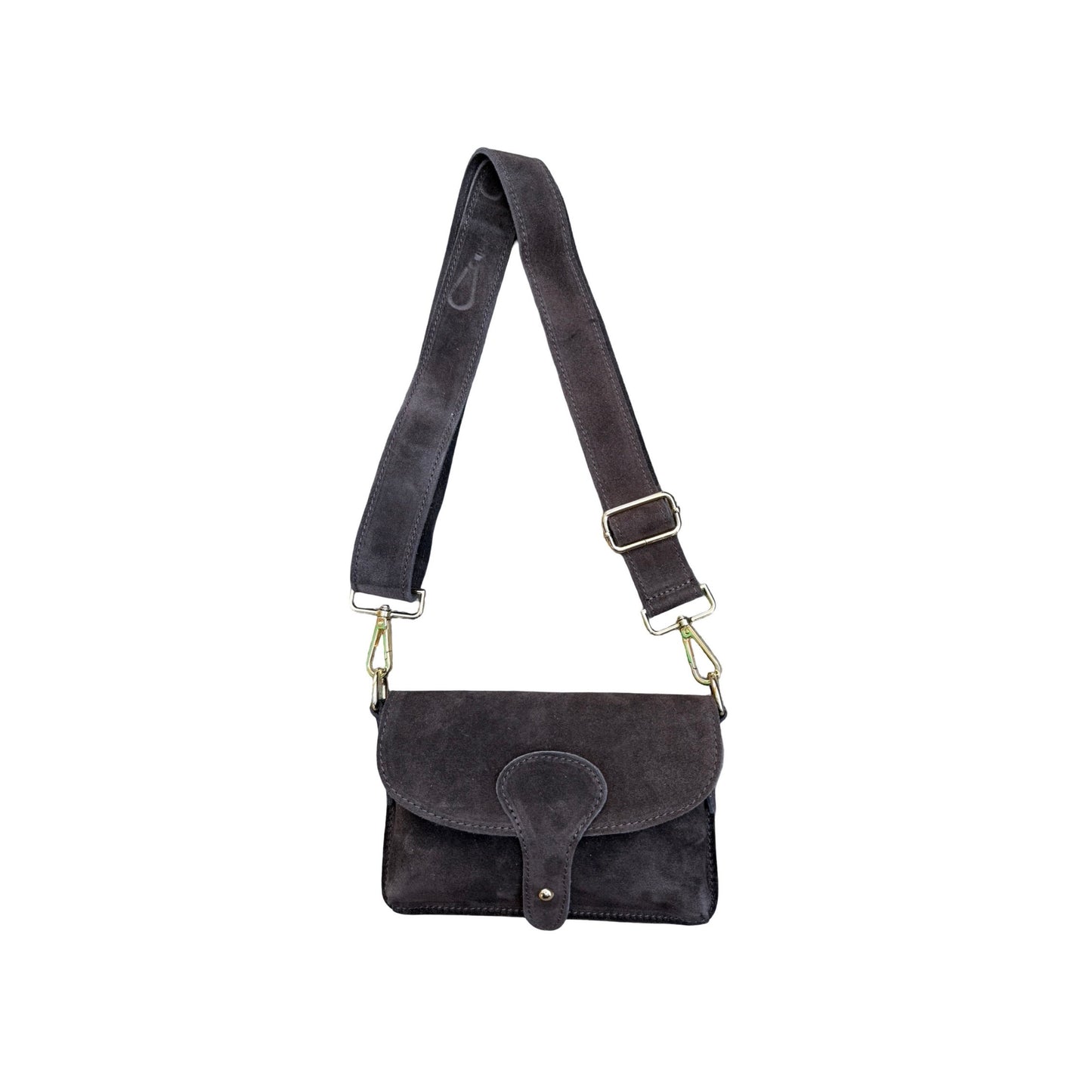 SAC BANDOULIERE CUIR SUEDE LOU