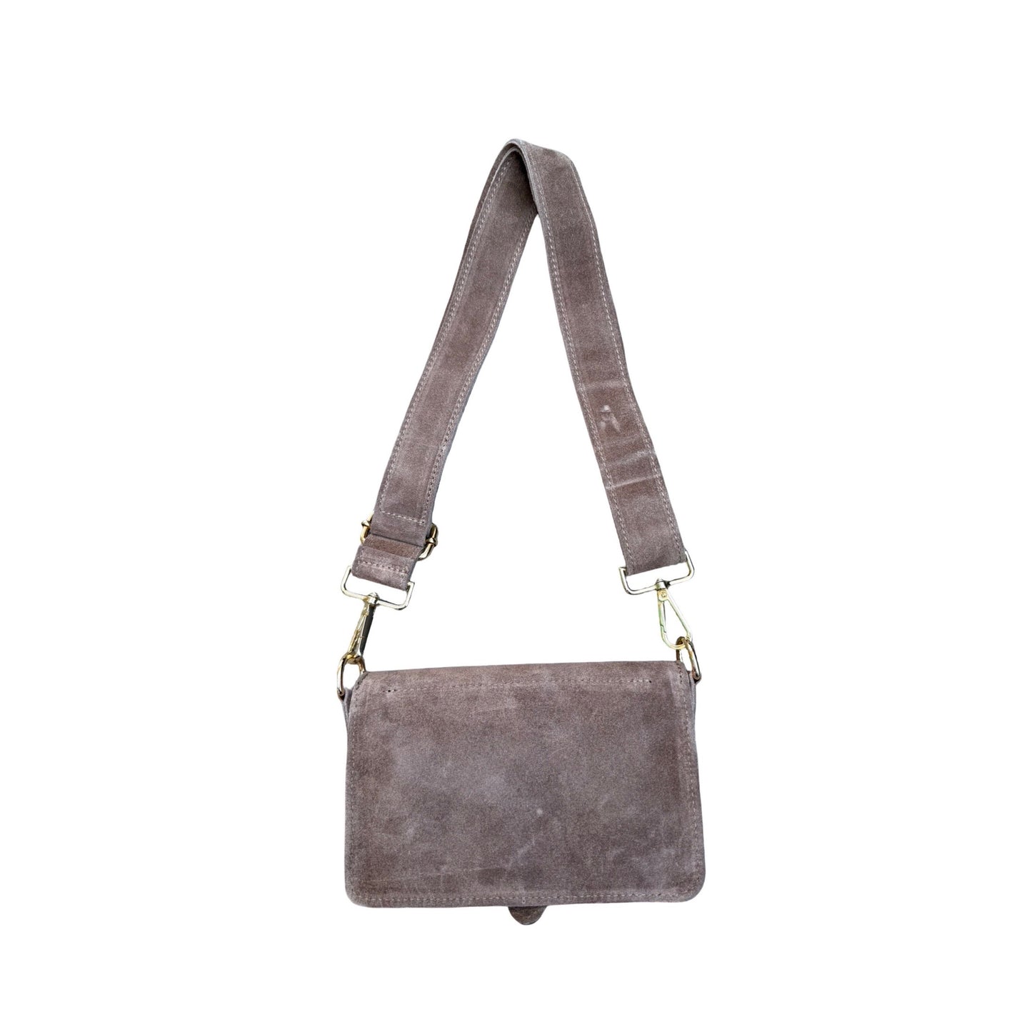 SAC BANDOULIERE CUIR SUEDE LOU