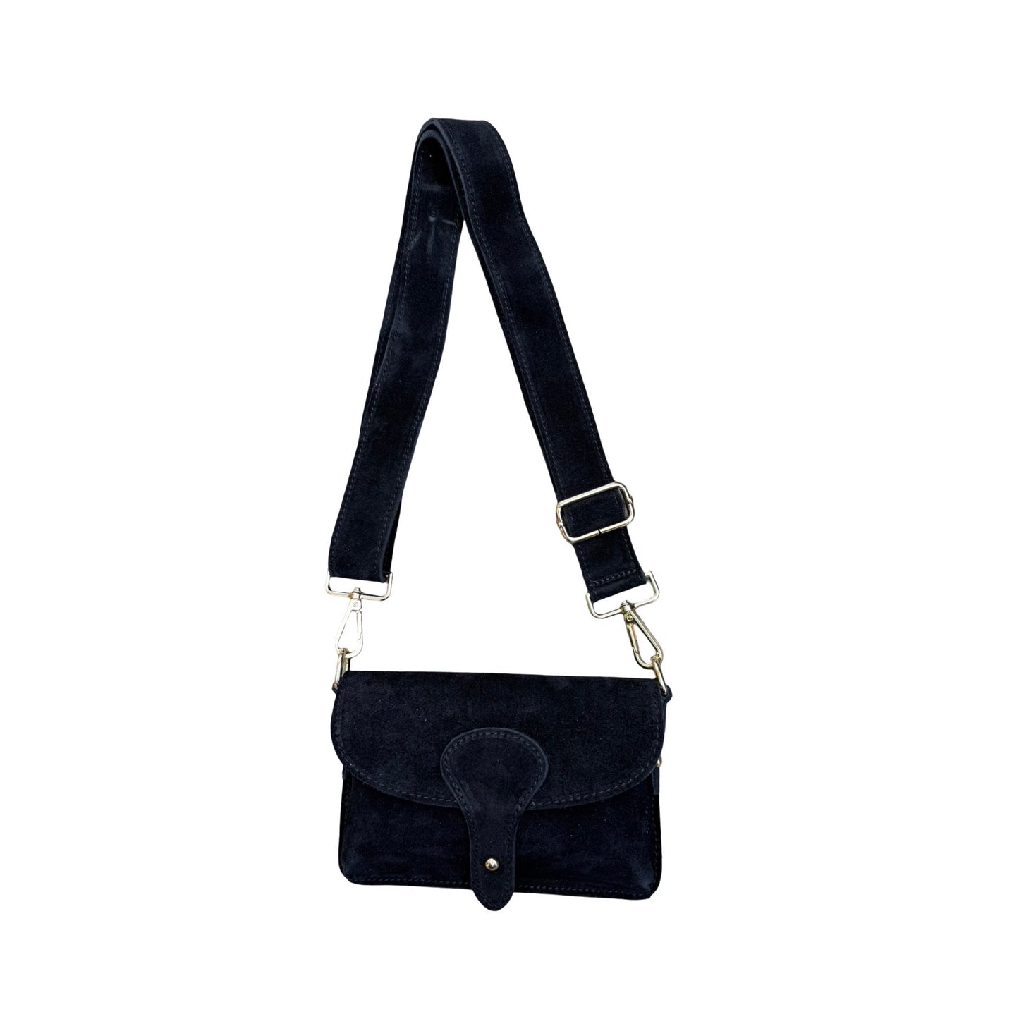 SAC BANDOULIERE CUIR SUEDE LOU
