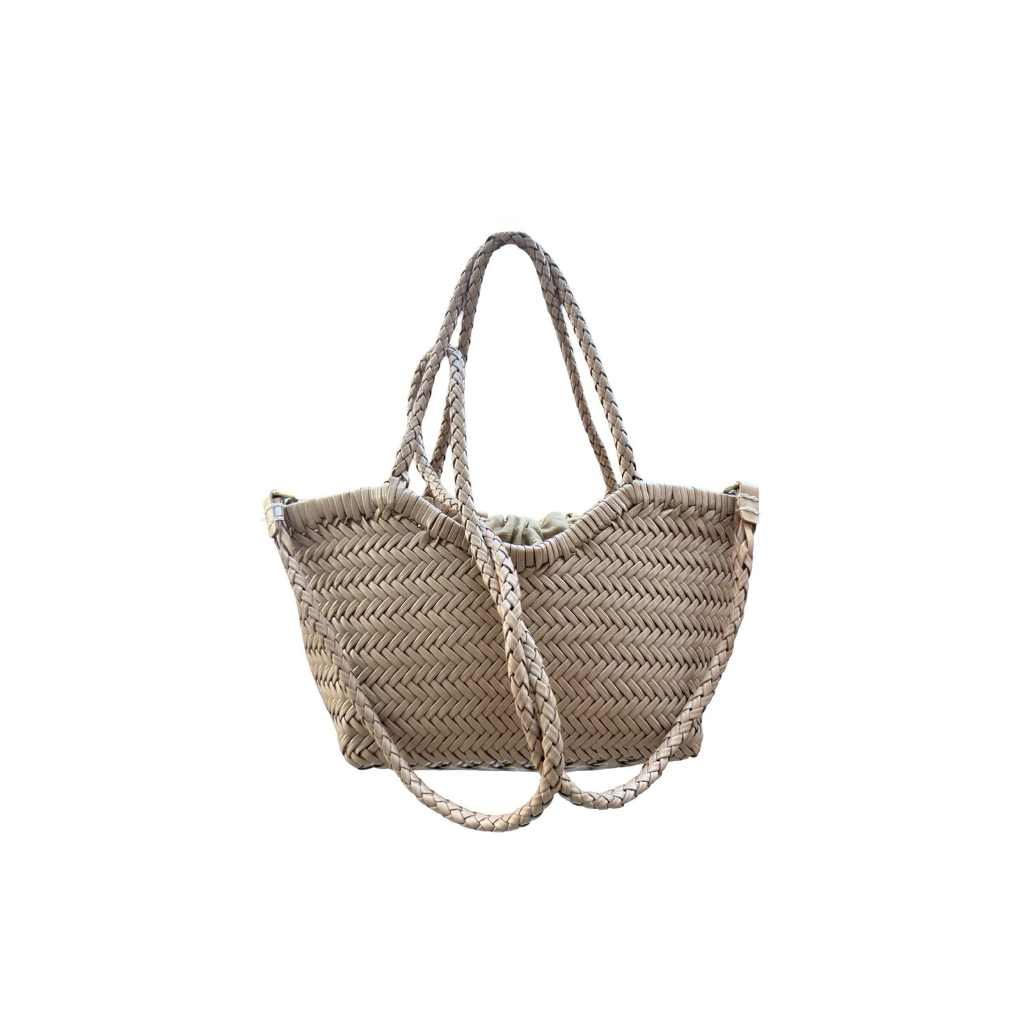 SAC BANDOULIERE CUIR TRESSE