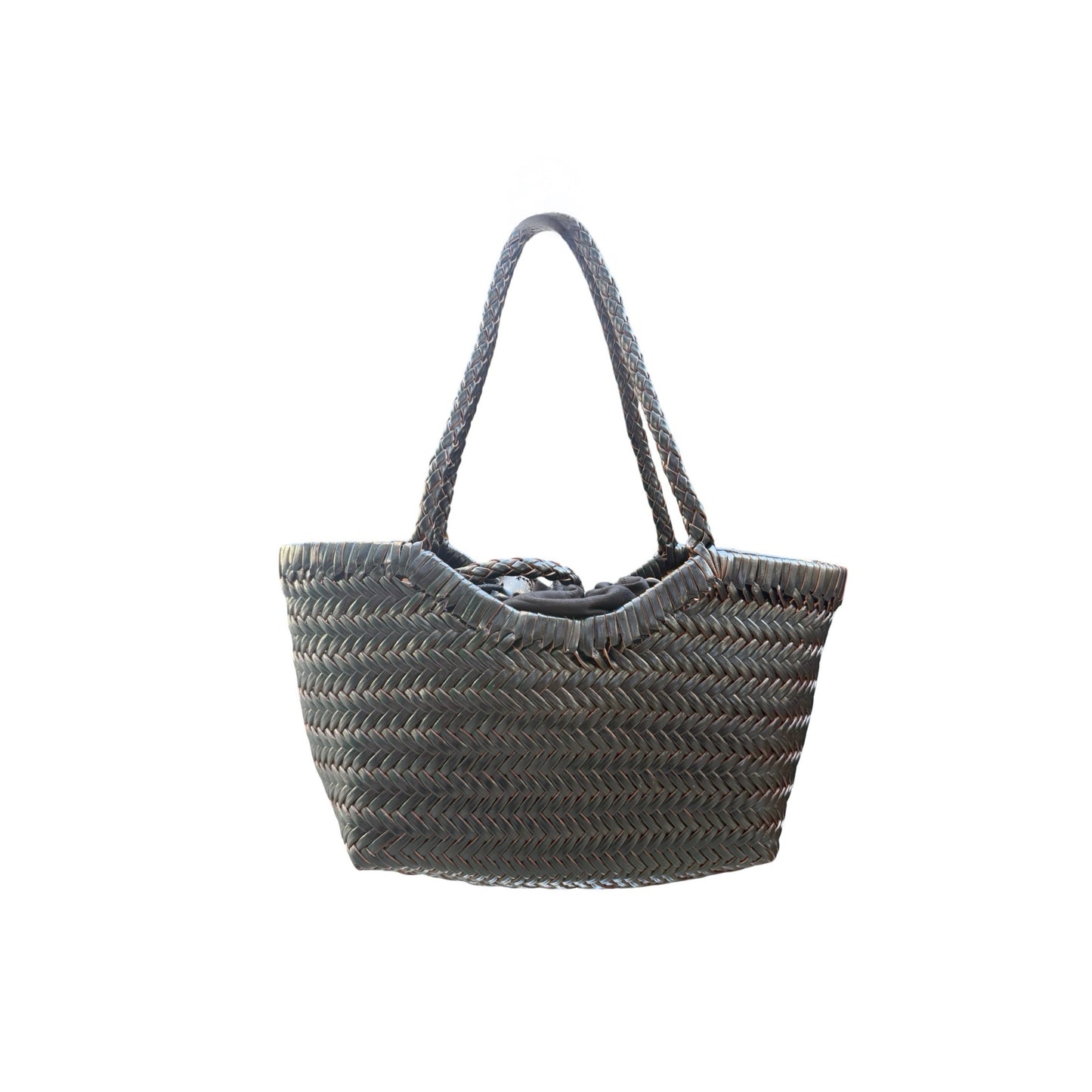 SAC BANDOULIERE CUIR TRESSE