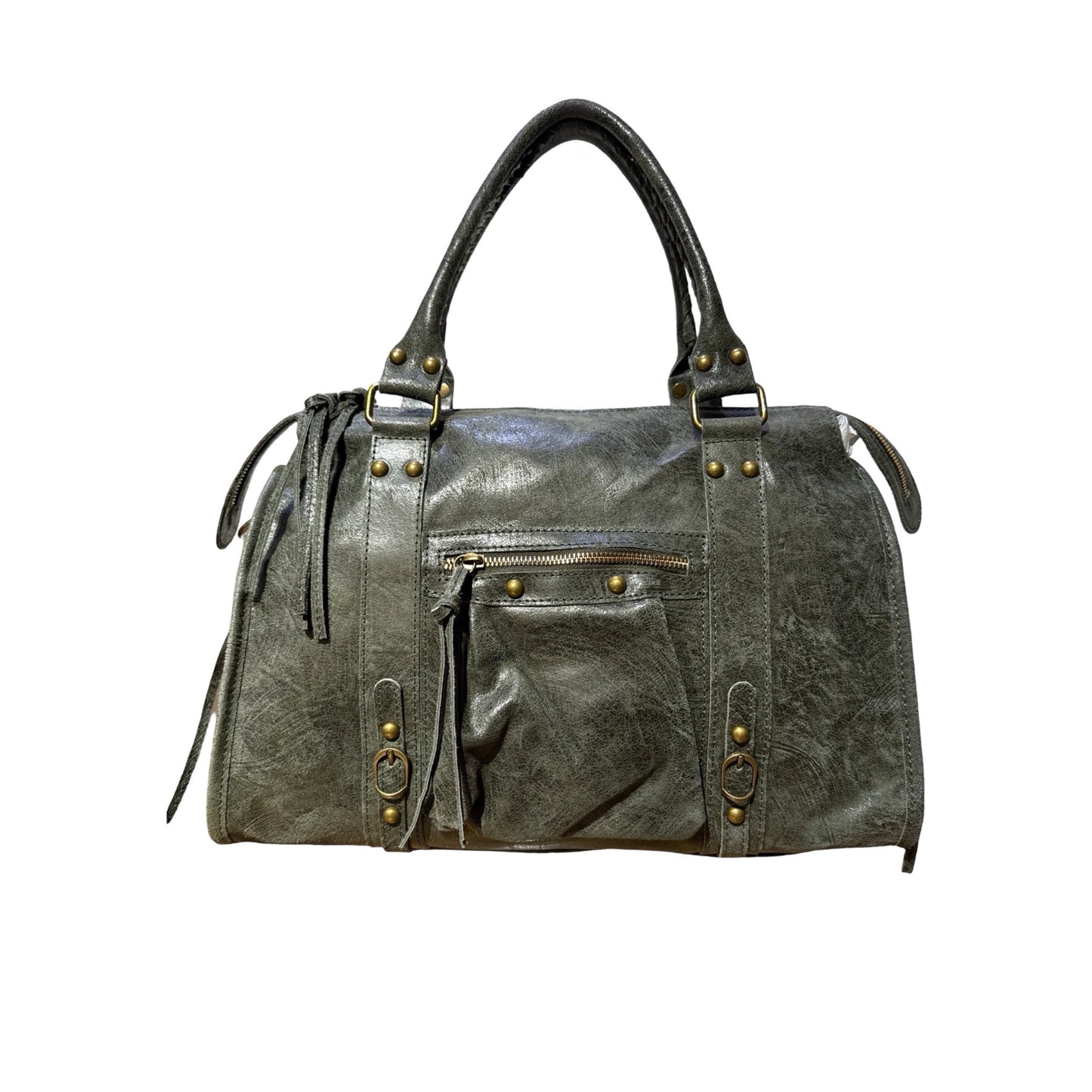 SAC A MAIN CUIR MATE CAPUCINE LARGE