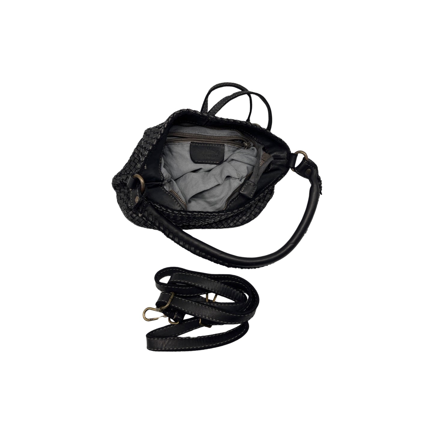 BLACK WASHED PT BRGITTE LEATHER BAG