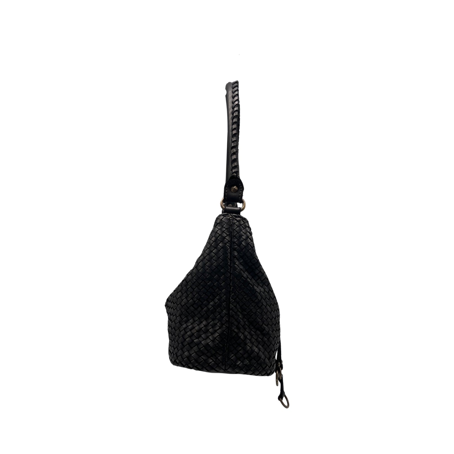 BLACK WASHED PT BRGITTE LEATHER BAG