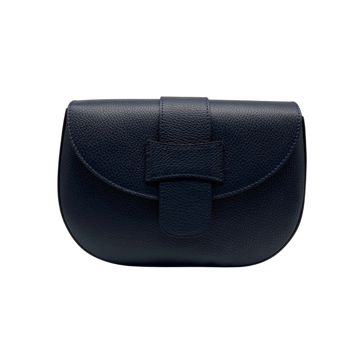 BLAUE LORIANA-SAMENLEDER-Klappentasche